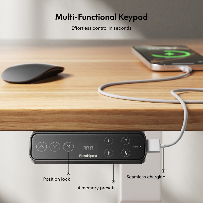 Premium Standing Desk E7 Pro | Height Adjustable Ergonomic Desk